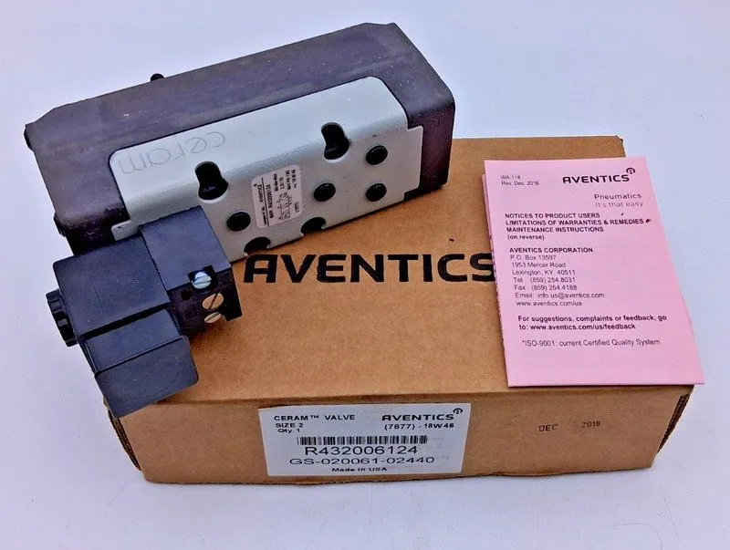Электромагнитный клапан Aventics R432006124 Ceram Valve Size 2