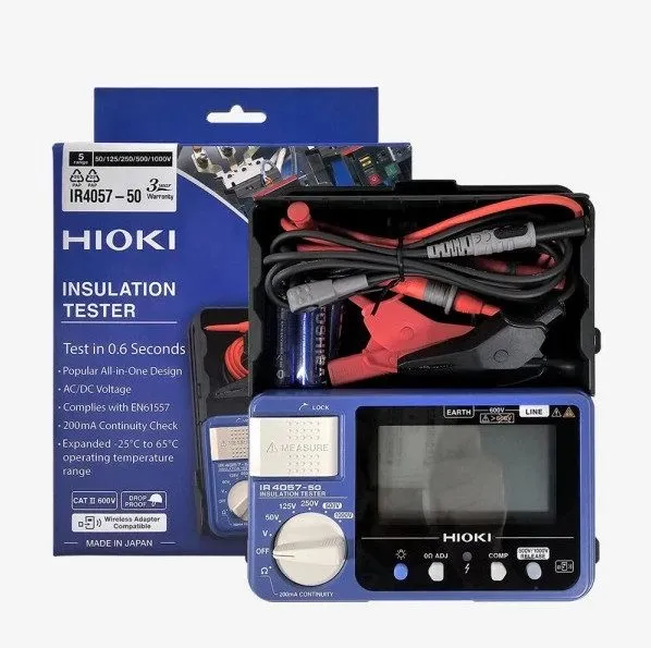 Мультиметр Hioki IR4057-50 Multimeter Insulation Tester Electrical Test Equipmen
