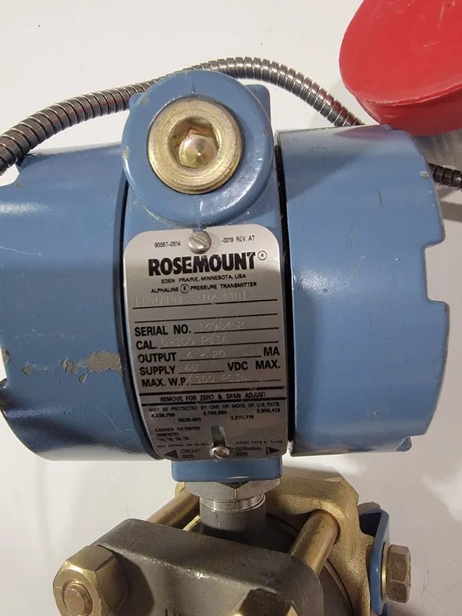 Датчик давления ROSEMOUNT ABSOLUTE PRESSURE TRANSMITTER 1151AP6E22T0544B1 4-20mA — фото лота 1