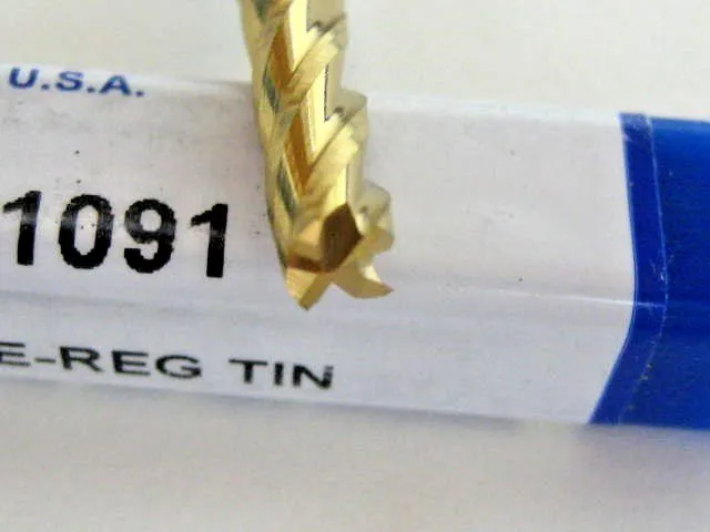 Режущий инструмент 11/64" dia 4flt SE Monster Carbide Ctr/Cut End Mill w/TinCoat — фото лота 2