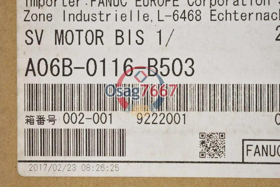 Серводвигатель FANUC AC SERVO MOTOR A06B-0116-B503