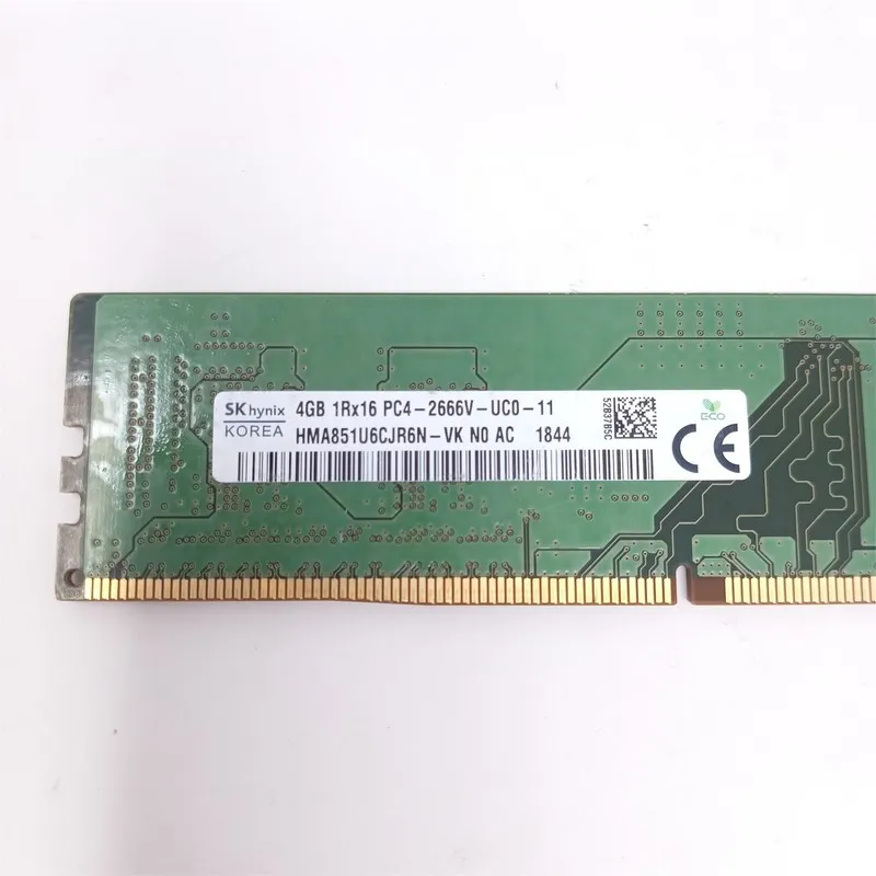 Модуль памяти 4GB 1Rx16 PC4-2666V-UC0-11 Desktop RAM HMA851U6CJR6N-VK SK Hynix