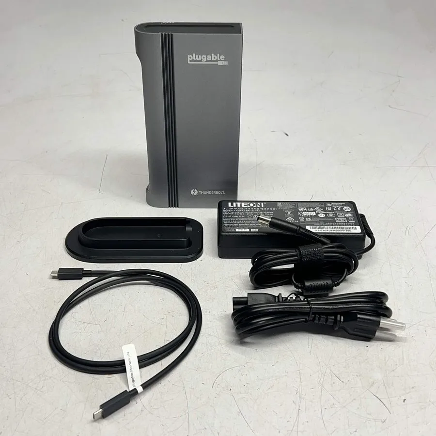 Тестер Plugable 16-in-1 Thunderbolt 4 Quad Dock 100W