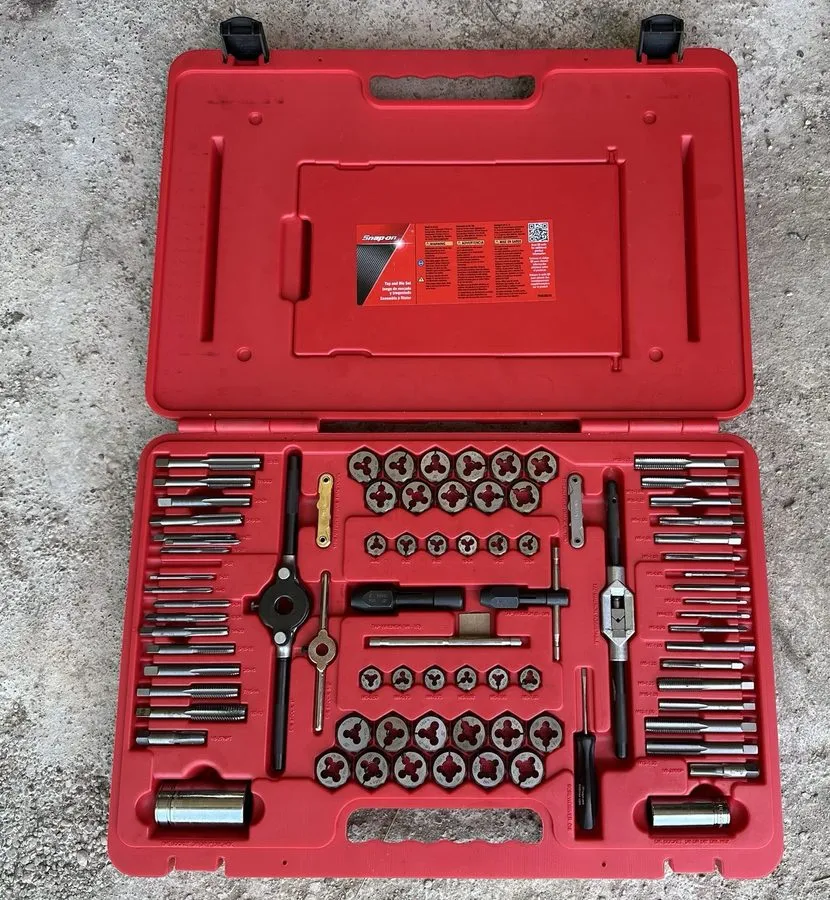 Режущий инструмент Snap On 80-pc SAE & Metric Master Tap & Die Set TDTDM500B
