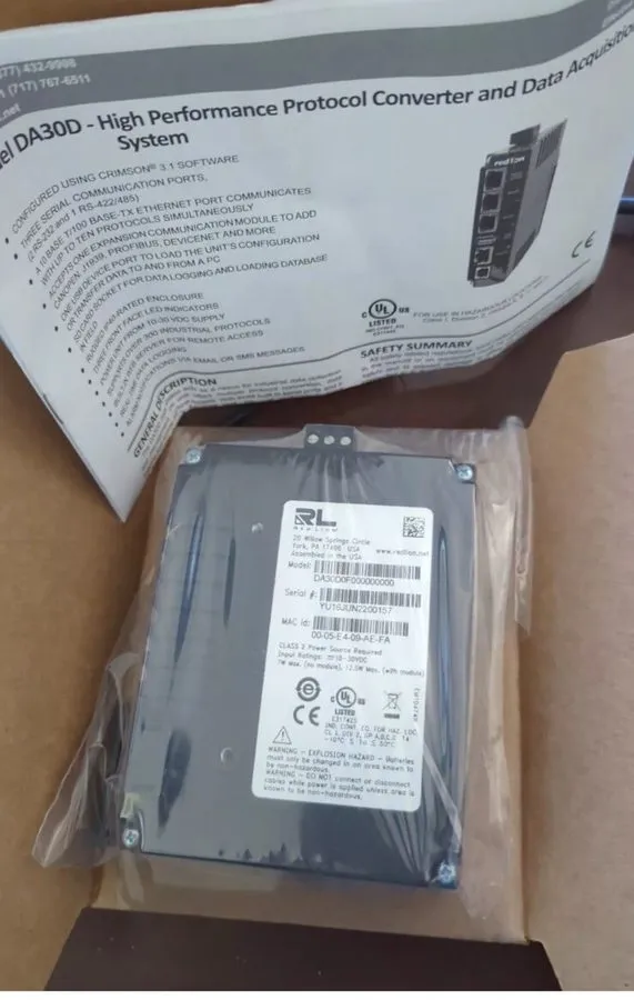 Шлюз полевой шины Red Lion DA30D0F000000000 Protocol Converter DA30 Modbus Bacne