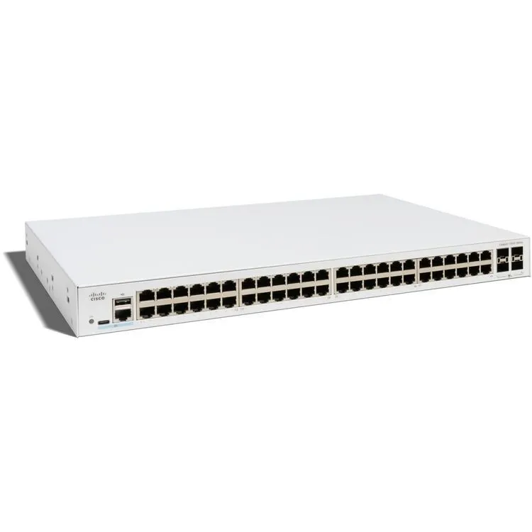 Коммутатор Cisco C1300X-48T-4X Ethernet Switch, 48-port managed Layer 3 switch — фото лота 2