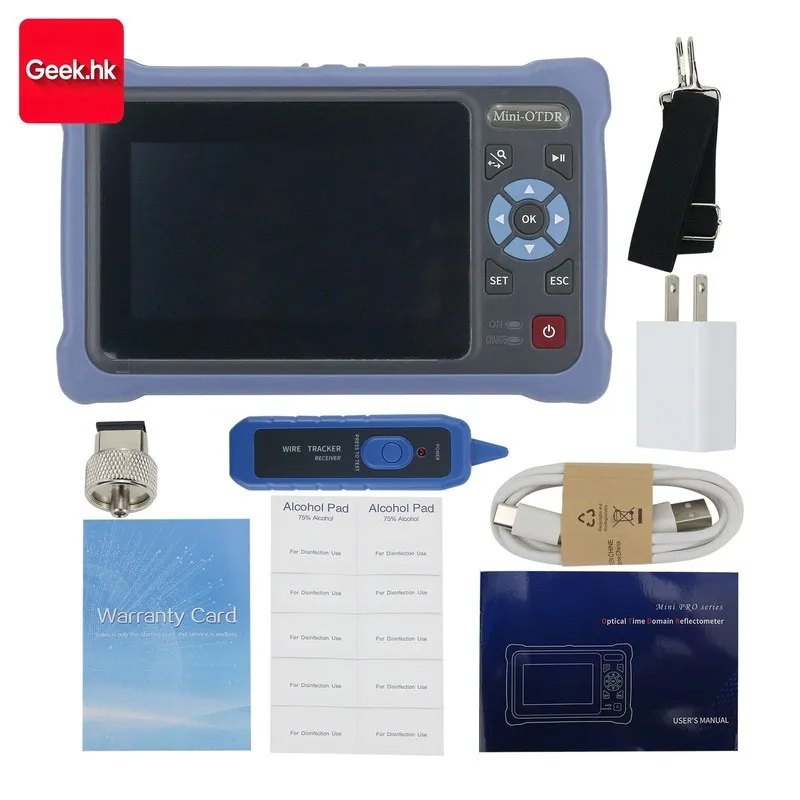 Тестер OTDR-4000D Mini-OTDR 1310NM/1550NM 100KM Optical Time Domain Reflectomete