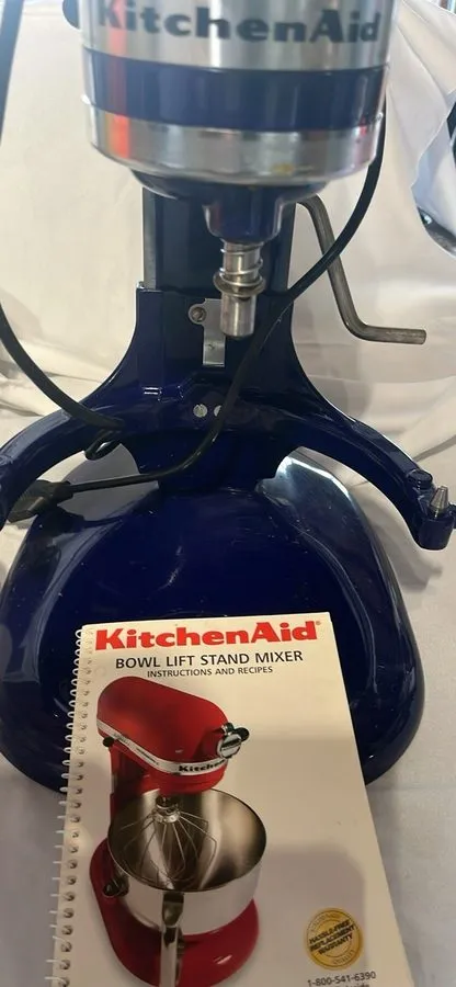 СХД KitchenAid Heavy Duty KSM5BBU 5Qt Bowl-Lift Stand Mixer Cobalt Blue — фото лота 2