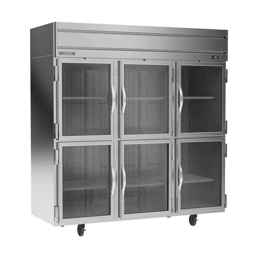 Морозильный шкаф Beverage Air HFP3HC-1HG 78" 3-Section Reach-In Freezer, 6 Half  — фото лота 1
