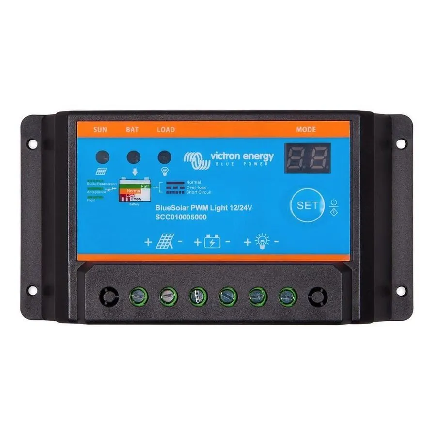 Аккумулятор Victron BlueSolar PWM-Light Charge Controller 12/24V 20AMP SCC010020