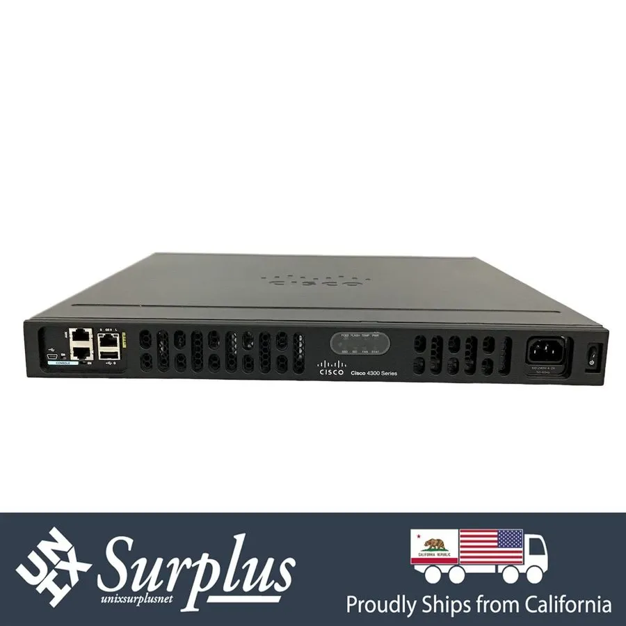 Маршрутизатор Cisco 4300 Series Rack-Mountable Router C4300 Series Product Line