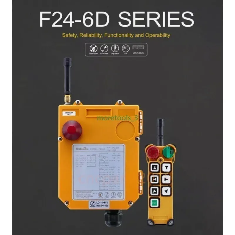 Таль Industrial Remote Control F24-6D GT-LD06 Hoist Crane Lift Button Switch Tru