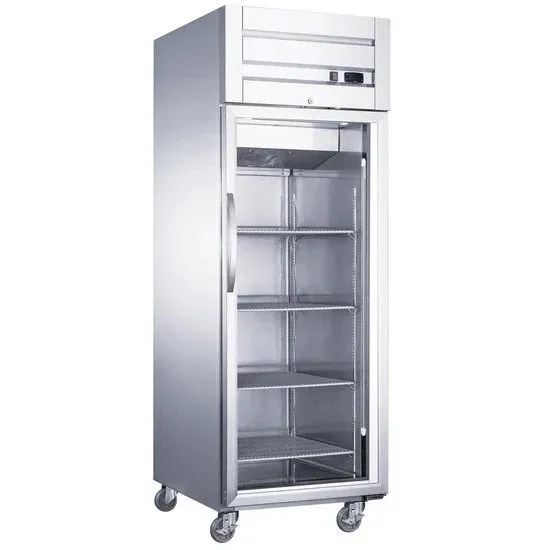 Холодильный шкаф Dukers D28AR-GS1 Top Mount Single Glass Door Commercial Reach-i