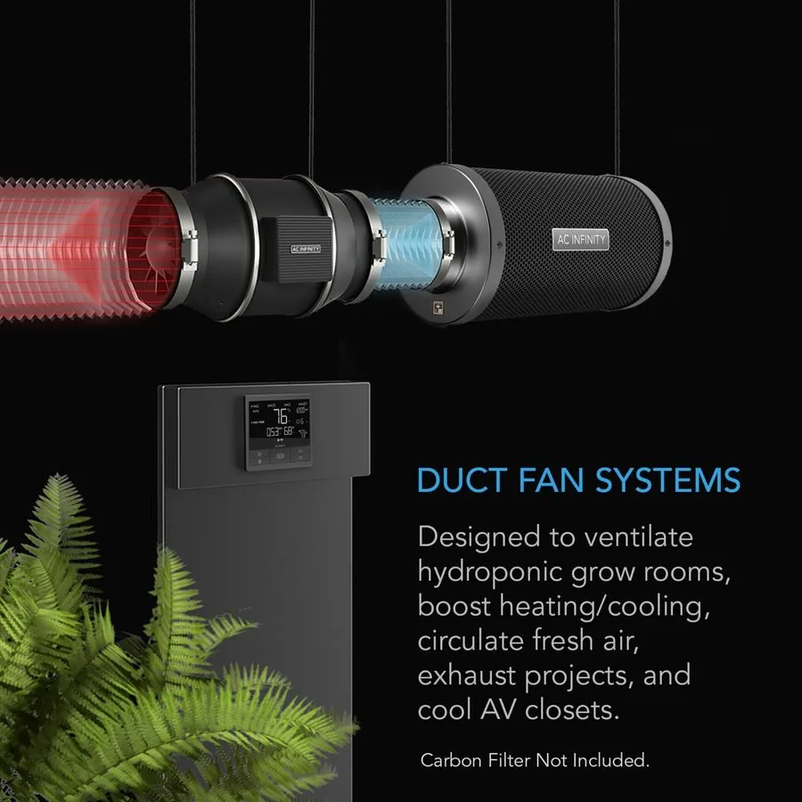 Вентилятор AC INFINITY (AI-CLT6) 6" Cloudline T6 Inline Mixed-flow Duct Fan Syst