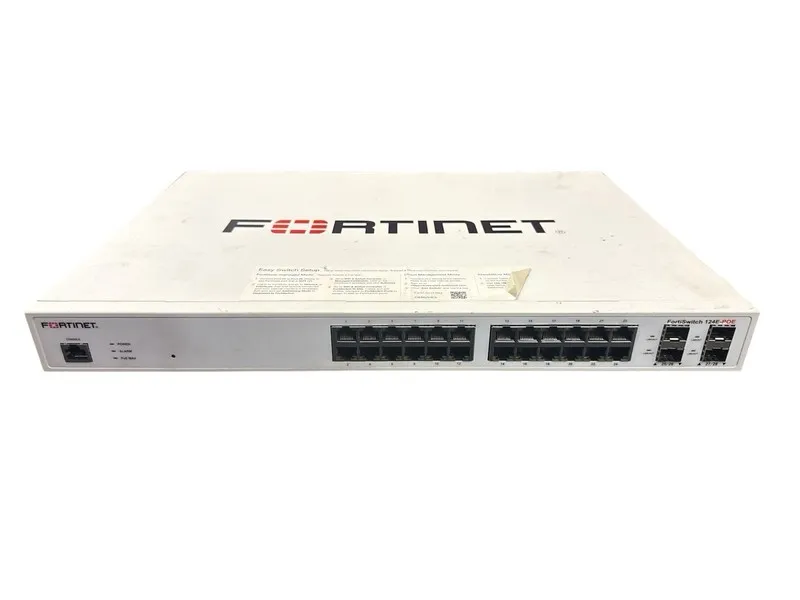 Коммутатор Fortinet FortiSwitch FS-124E-POE Ethernet Switch, 24-Port
