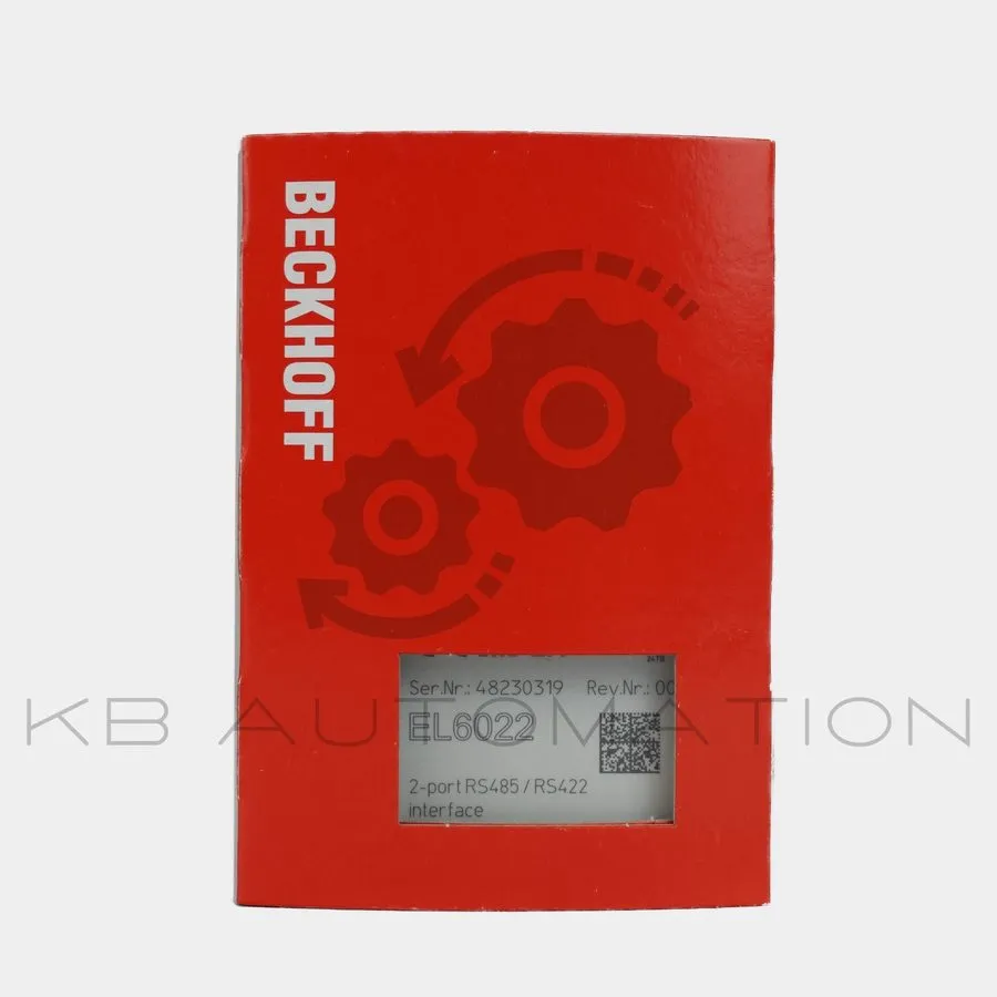 Модуль ввода-вывода Beckhoff EL6022 EtherCAT Terminal, 2-channel, Serial, RS422/