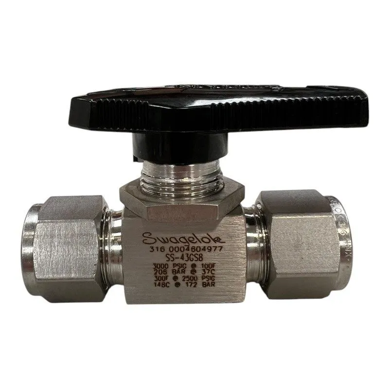 Клапан Swagelok SS-43GS8 1/2" Tube Ball Valve 316 Stainless Steel 3000 PSI