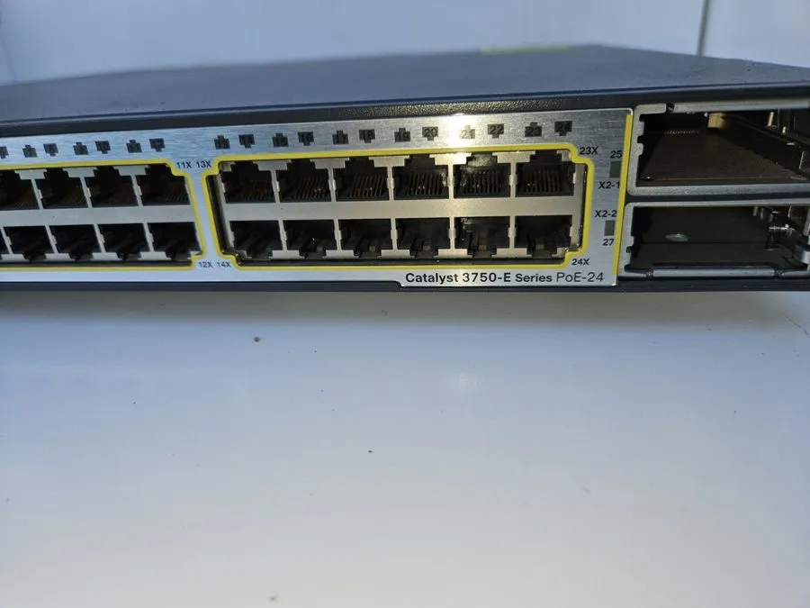 Коммутатор Cisco Catalyst 3750-E Series PoE-24 24 Port Ethernet Switch Governmen