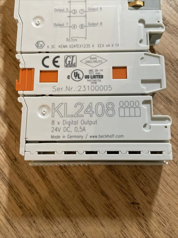 Модуль ввода-вывода Beckhoff KL2408 Digital Output Terminal 24V DC, 0.5A