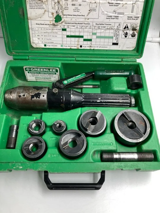 Электрооборудование GREENLEE 7806SB 7804SB Quick Draw Hydraulic Knockout *ALMOST