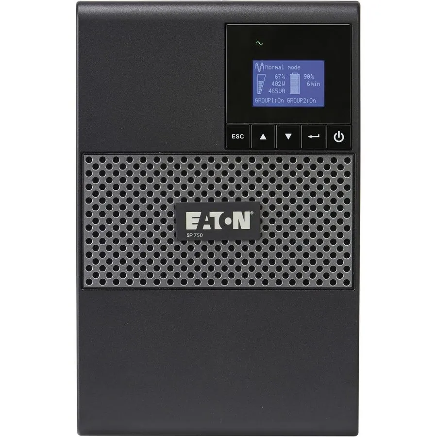 ИБП Eaton 5P UPS Tower 750VA 600W LCD 15A 120V Outputs: 5-15R, 5P750