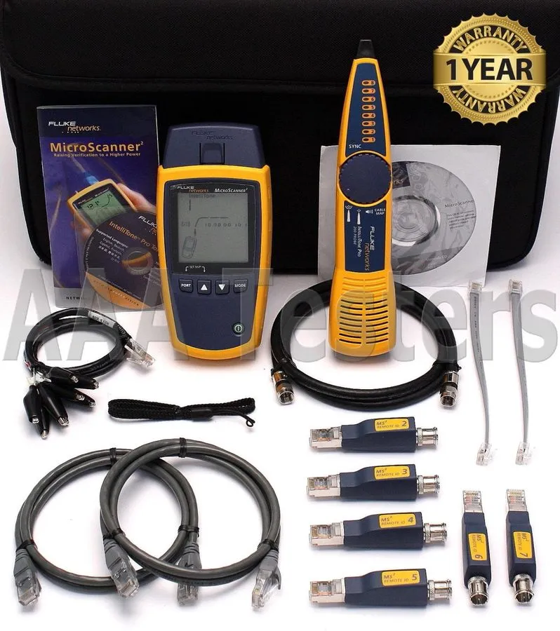 Тестер Fluke Networks MS2-KIT Microscanner 2 & Intellitone Pro 200 Cable Test Ki