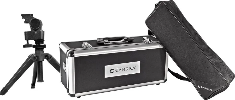 Оборудование видеонаблюдения Barska Zoom Spotting Scope w/ Tripod & Carry Case, 