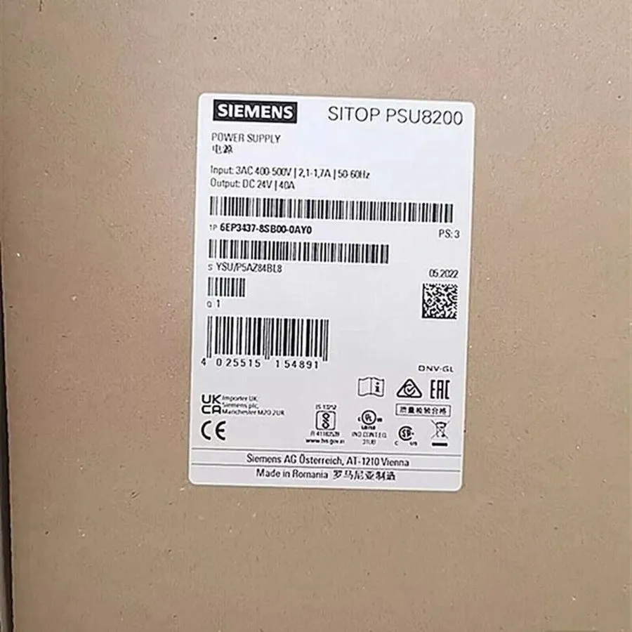 Блок питания Siemens SITOP PSU8200 Power Supply 6EP3437-8SB00-0AY0