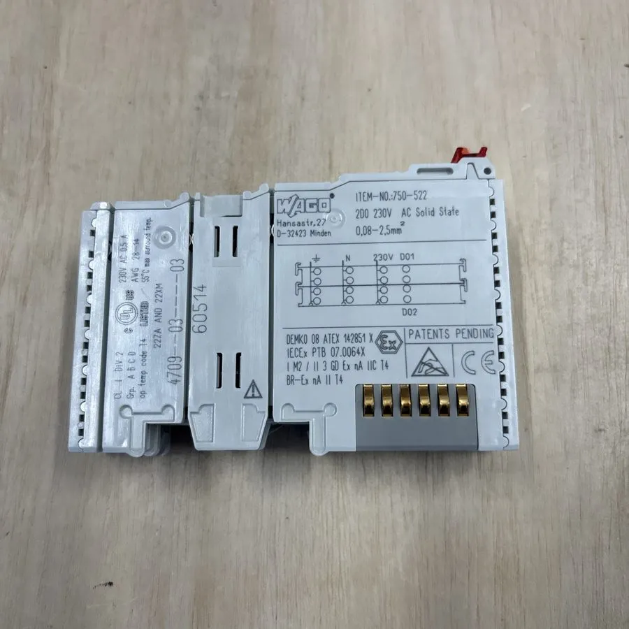 Модуль WAGO 750-522 750 522 DO Module 2-Channel 230VAC Solid State