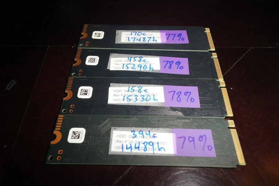 SSD-накопитель Micron 2210 512GB MTFDHBA512QFD NVMe M.2 SSD's (71%-75% Health)