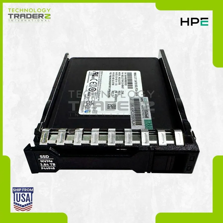SSD-накопитель P44893-B21 HPE PM9A3 3.84TB NVMe GEN4 RI SFF U.2 BC SPL SSD P4494