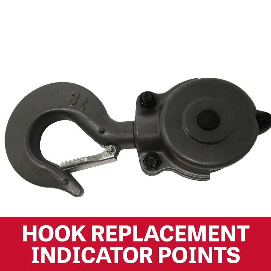 Таль JET 101940 S90-300-10 3 Ton Hand Chain Hoist 10 Ft Lift — фото лота 2