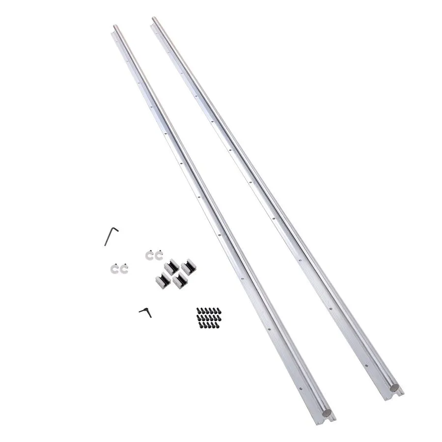 Комплект направляющих SBR20-2200mm Guide Rail Kit with 4 Bearings & Rings, High- — фото лота 1