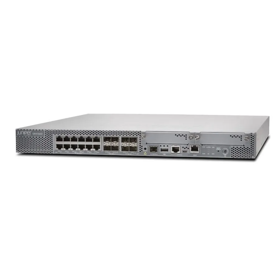 Межсетевой экран Juniper SRX1500-SYS-JE-AC Srvs Gateway 16GE 4x10GE 16G F 100G S