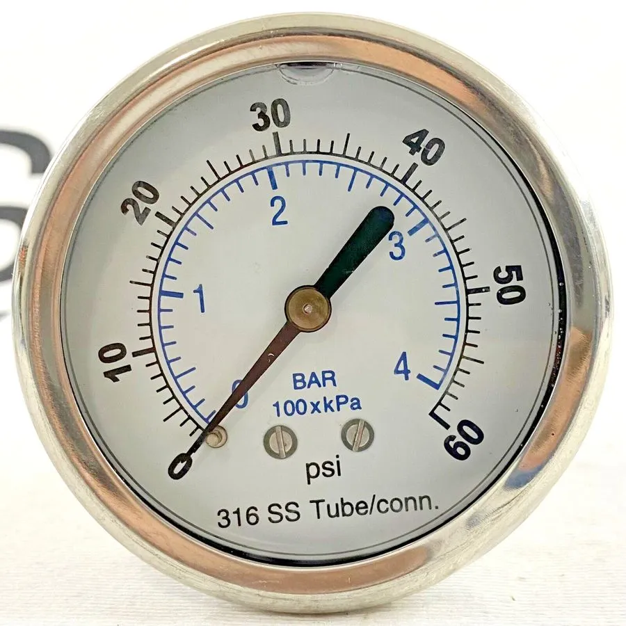 Трубопроводная арматура Wika SEC-302LFW-254D Pressure Gauge 2-1/2” 1/4”NPT CBM 0 — фото лота 1