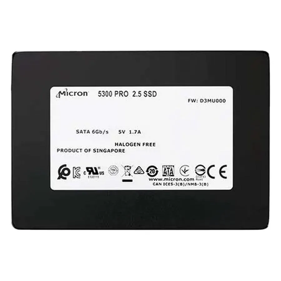 SSD-накопитель Micron MTFDDAK240TDS-1AW1ZABYY 240GB SSD SATA 6Gb/s 5300 PRO 2.5 