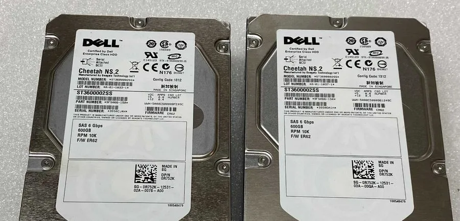 Жёсткий диск Hard Drive для EqualLogic 0WK0CR 600GB 10K SAS-2 3.5'' ST3600002SS 