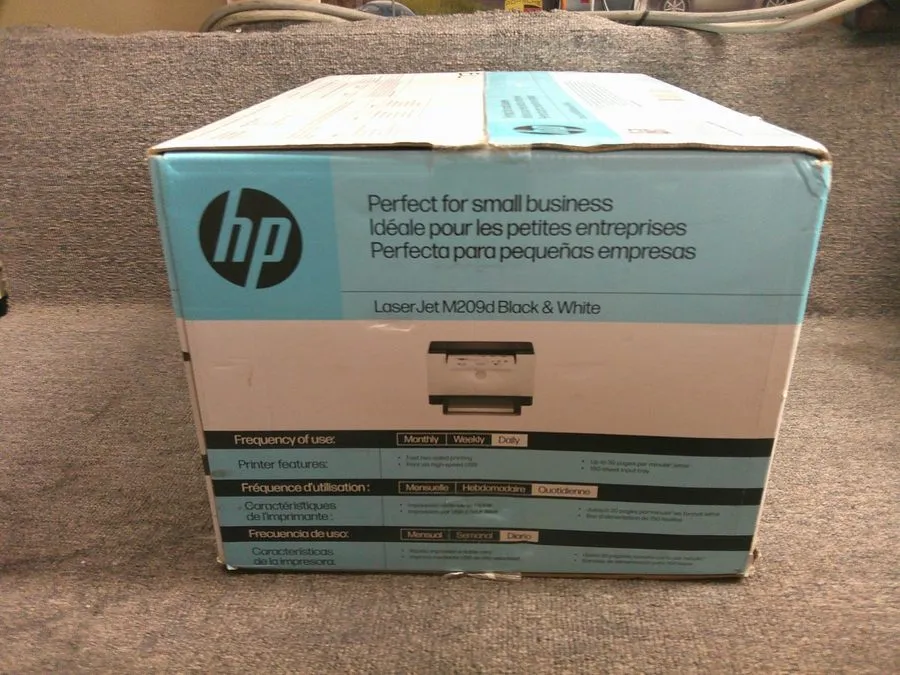 Лазерный принтер HP LaserJet M209d Laser Printer Black And White 8J9L0F with Ton