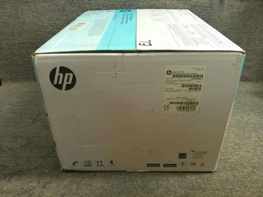 Лазерный принтер HP LaserJet M209d Laser Printer Black And White 8J9L0F with Ton — фото лота 3