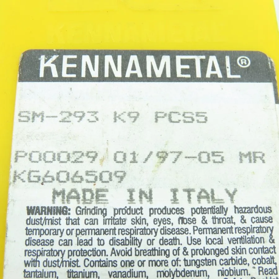 Режущий инструмент KENNAMETAL SM-293 Carbide Insert Seats / Shims