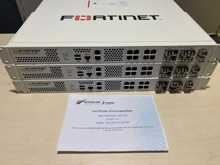 Межсетевой экран Fortinet FortiGate 600E FG-600E Firewall Security Appliance