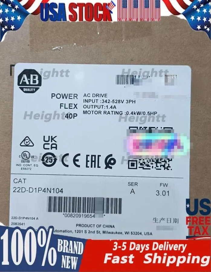 Частотный преобразователь Allen-Bradley AB 22D-D1P4N104 PowerFlex 40 0.4kW 0.5Hp