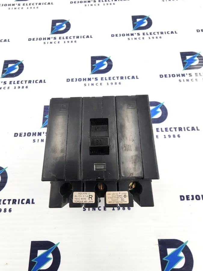 Автоматический выключатель Square D EH34060 60A 3Pole 480V Circuit Breaker