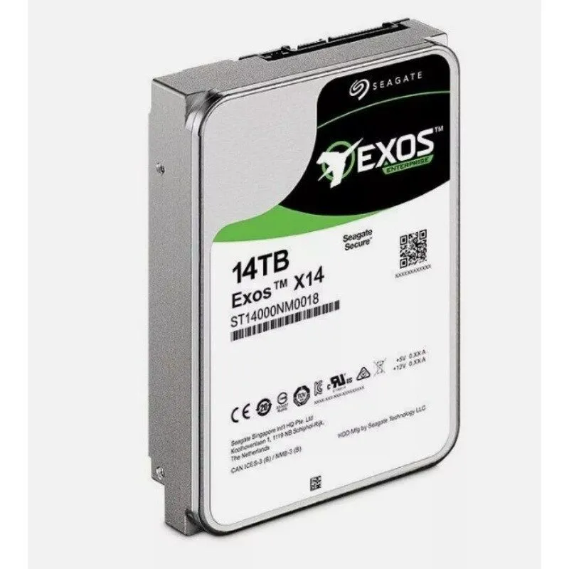 Жёсткий диск Seagate Enterprise Exos X14 ST14000NM0018 HDD 14TB SATA 6Gb/s 3.5" 