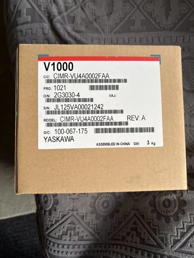 Частотный преобразователь Yaskawa CIMR-VU4A0002FAA V1000 AC Drive REV C 380-480V