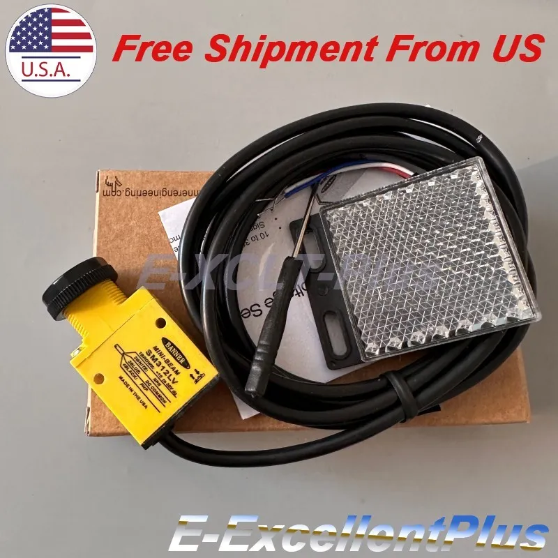 Фотоэлектрический датчик BANNER SM312LV MINI BEAM PHOTOELECTRIC SENSOR 10-30VDC