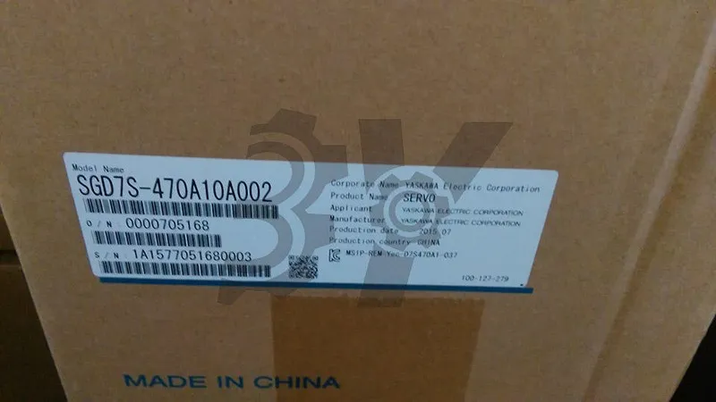 Сервопривод Yaskawa servo drives SGD7S-470A10A002