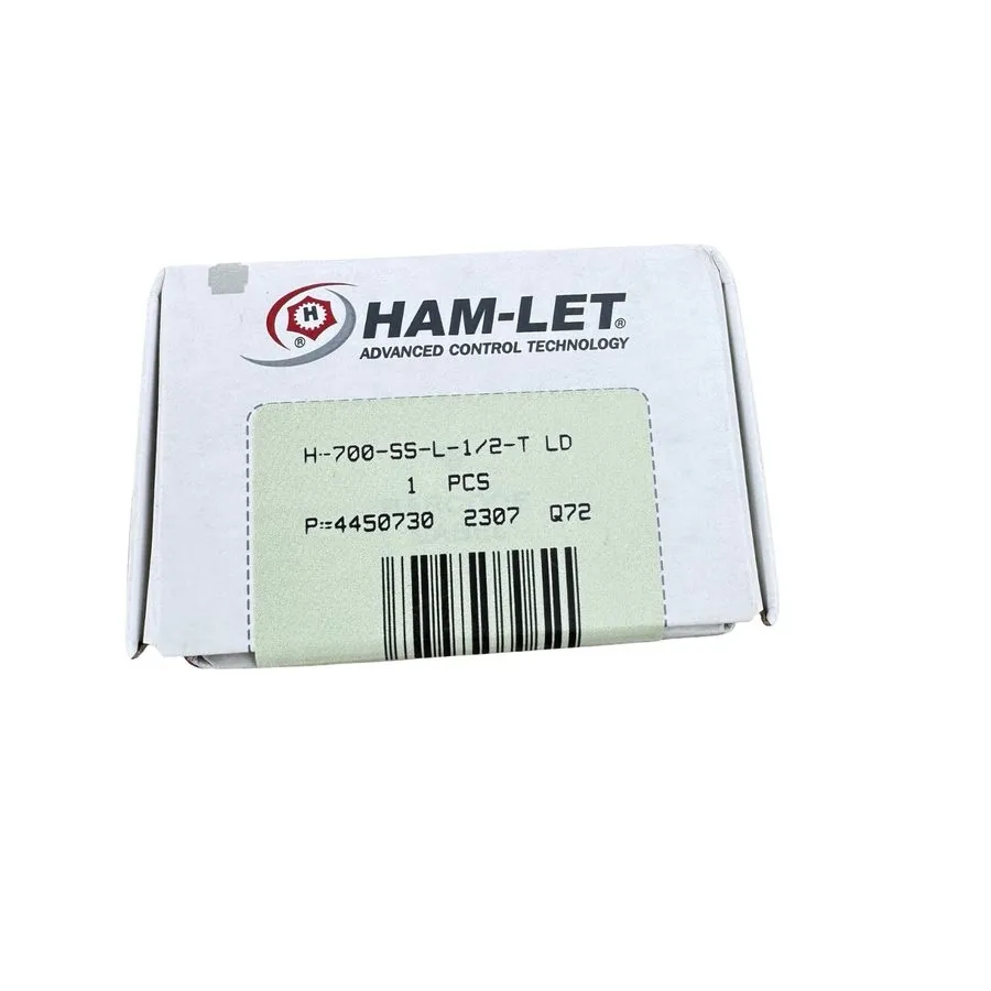 Клапан Ham-Let H-700 Series 1/2" Stainless Steel Ball Valve (H700SSL1/2TLD)
