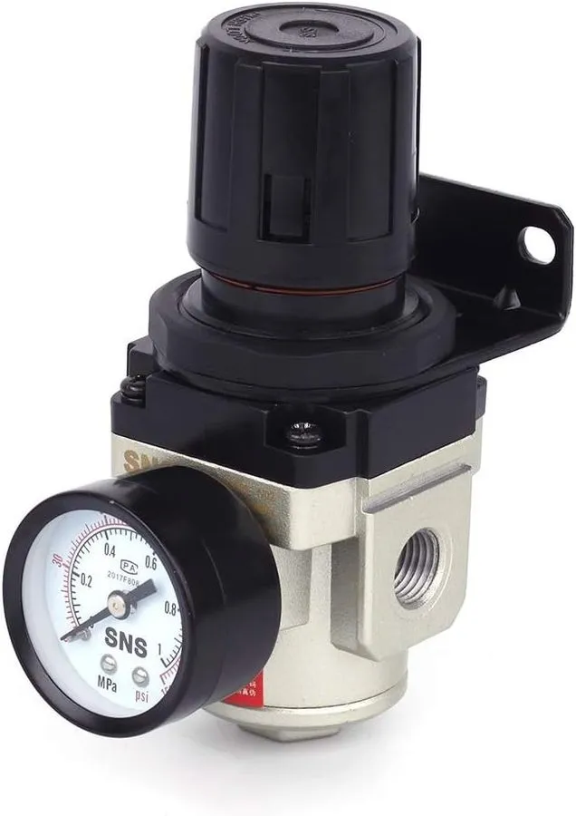 Трубопроводная арматура AR3000-N02 Female Thread 1/4 NPT Air Pressure Regulator 
