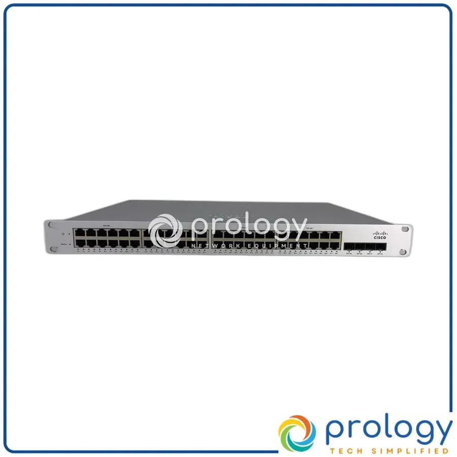 Коммутатор Cisco Meraki MS220-48FP-HW L2 48 Port Gigabit 740W PoE Switch *UNCLAI